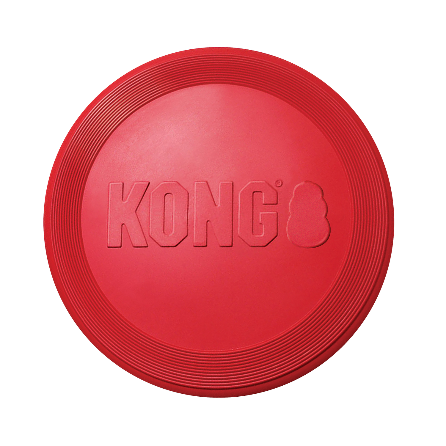 Kong Flyer - Frisbee rouge pour chiens, Format: Petit