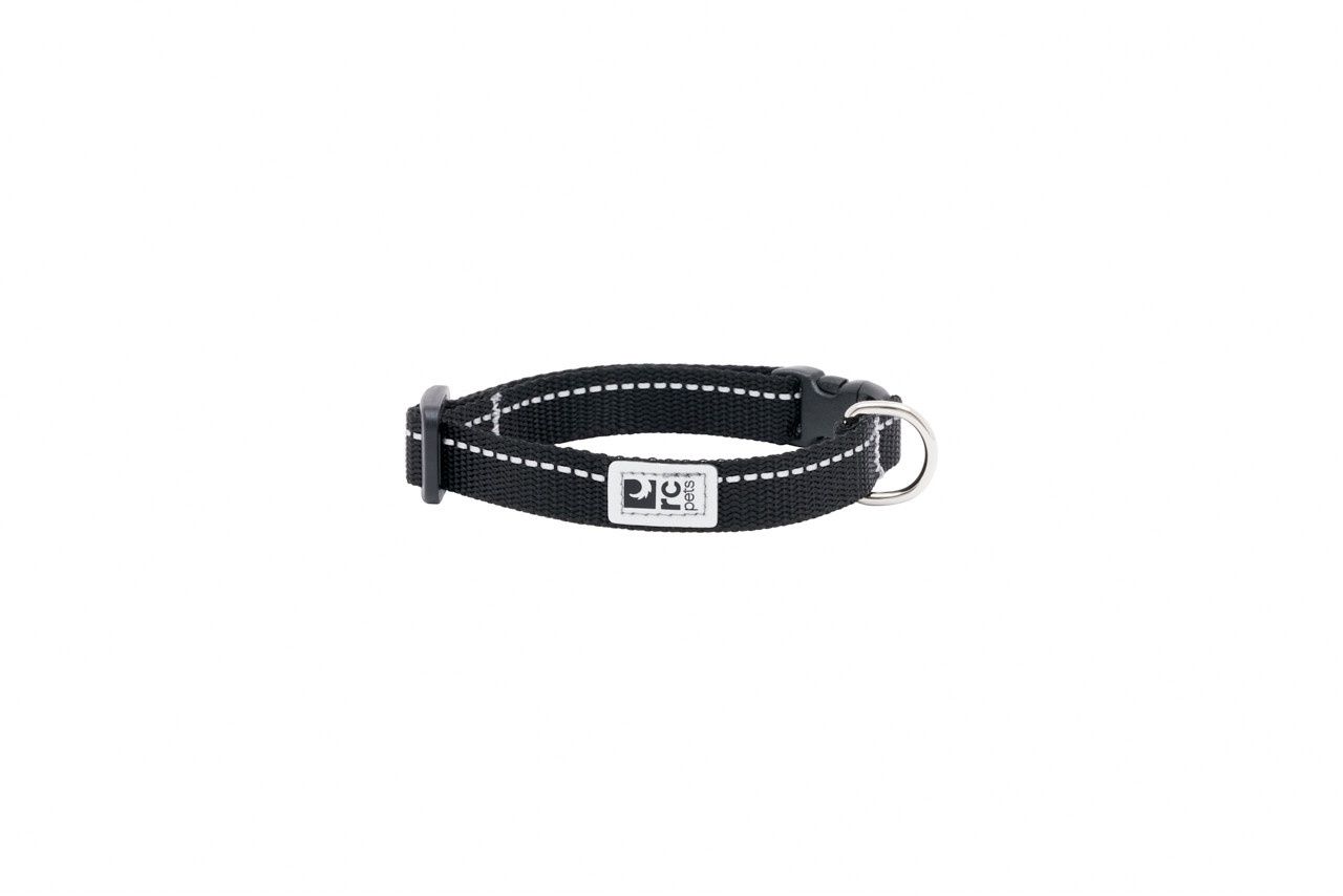 RC Pets - Collier Primary pour petit chien, Couleur: Noir, Taille: XXS/TTP