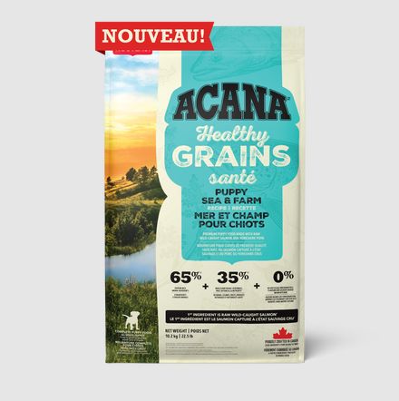 Acana Grains Santé - Nourriture pour chiot / Mer &amp; Champ, Format: 1.8 kg