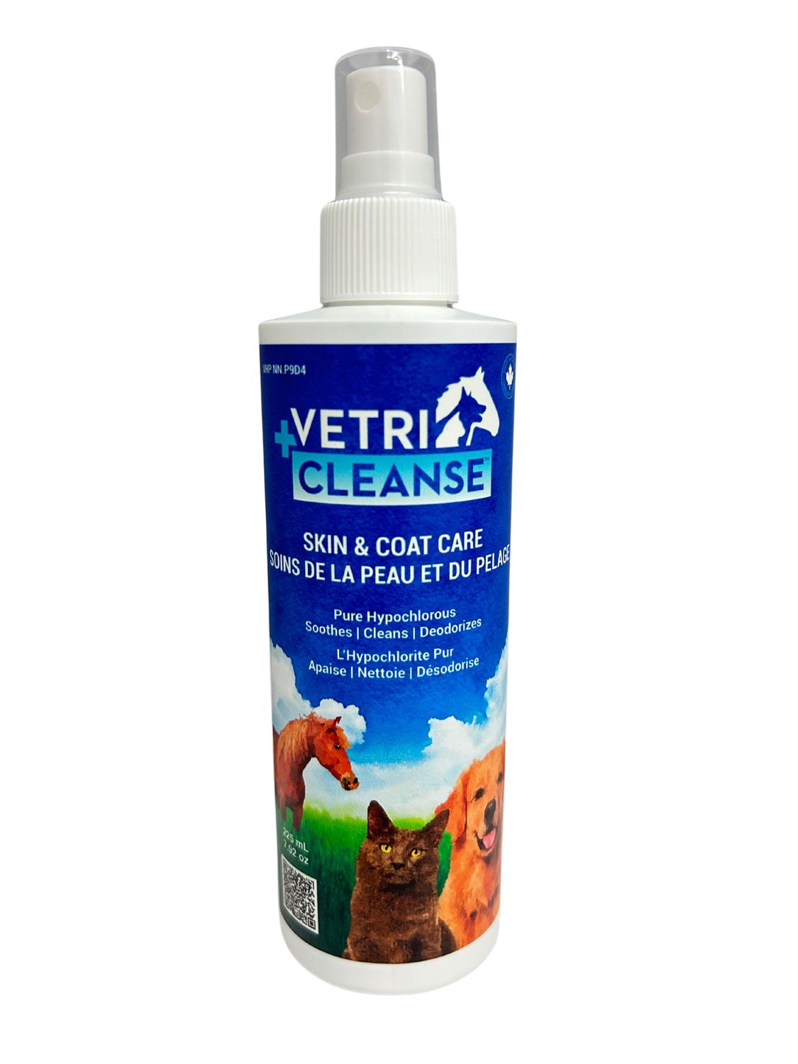 VetriCleanse - Vaporisateur acide hypochloreux pur / 225ml