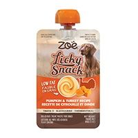 Gâterie à lécher Licky Snack Zoë, Citrouille et dinde, sachet de 85 g (3 oz)