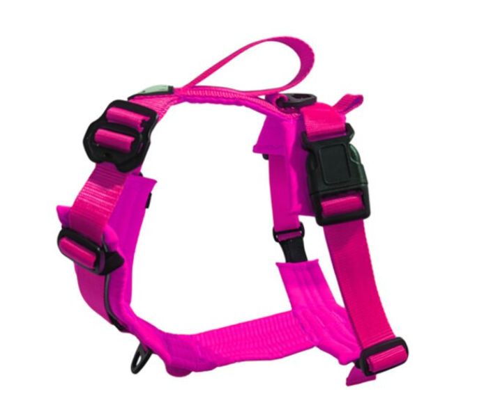 Le Chien Blanc - Harnais Horizon / Rose, Taille: Petit