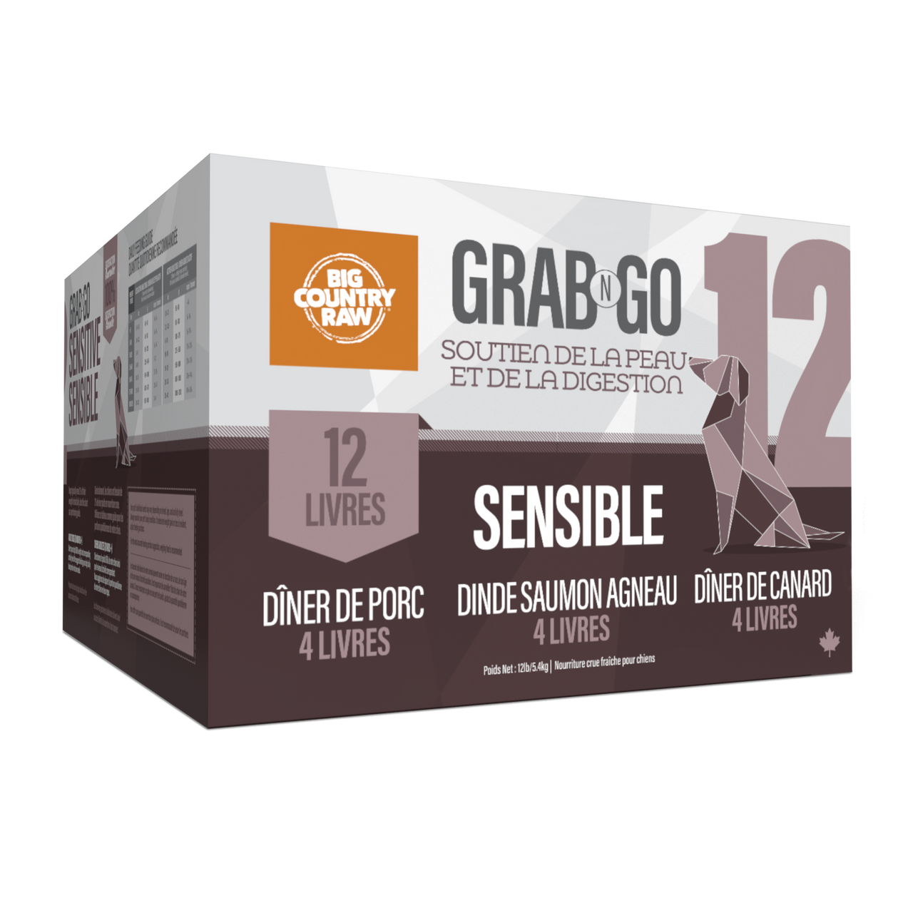 BCR Grab N Go - Mélange Sensible / 12 lb