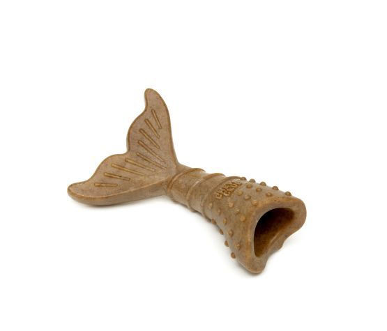 Powerbone Jouet à mâcher pour chien en nylon et bambou, Modèle: Queue de sirène (6")