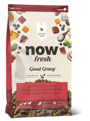 Now Fresh Good Gravy - Nourriture chien adulte / Bœuf & Grains anciens