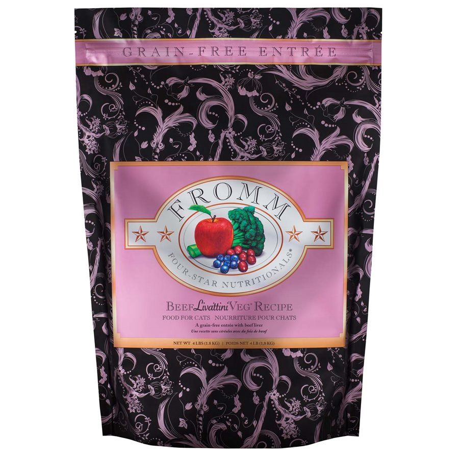 Fromm Four-Star Chat - Toutes étapes de vie / Boeuf Liva'ttini 1.8 kg (4 lb)
