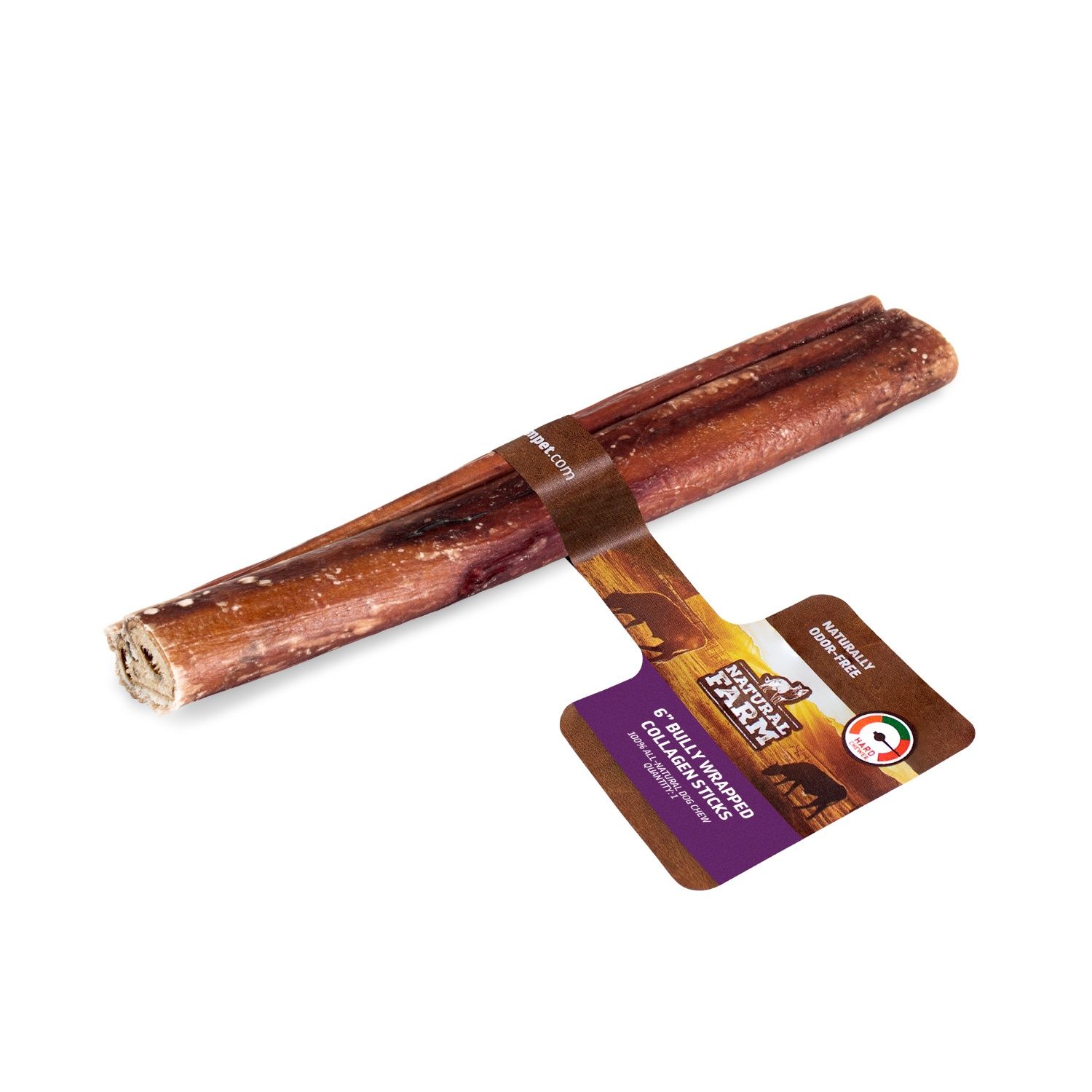 Natural Farm - Bâton de collagène enveloppé de Bully Stick / 12 po