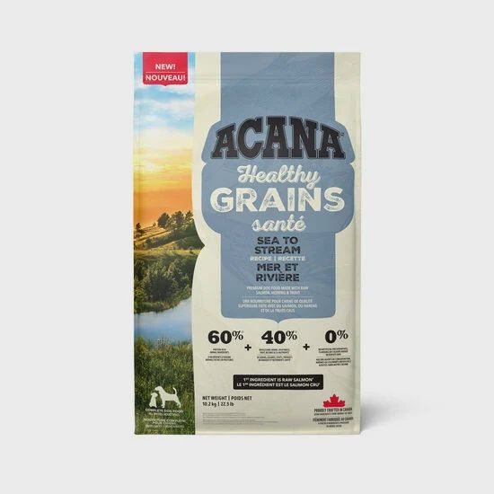 ACANA Chien Grains santé Mer et rivière / 10.2 kg