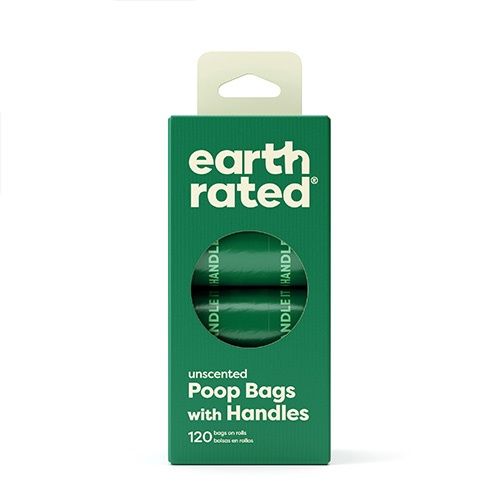 Earth Rated - Sacs à crottes faciles à attacher - Boîte 120