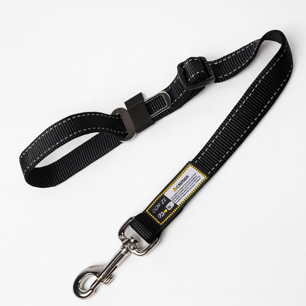 Rgz - Attache pour ceinture de sécurité ajustable / Noire