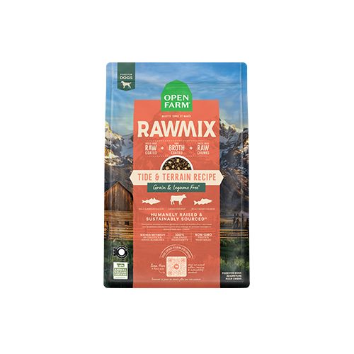 Open Farm Rawmix "Tide &amp; Terrain" - Nourriture pour chien / Terre &amp; mer sans grains/sans légumineuses - 20 lb