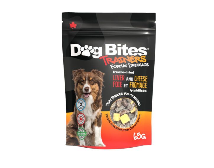 Dog Bites bouchées d'entraînement - Foie &amp; Fromage 65g