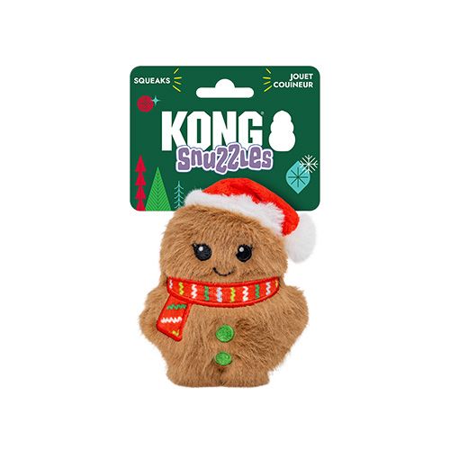 Kong Fêtes Snuzzles - Mini Père Noël pain d'épices / Très petit