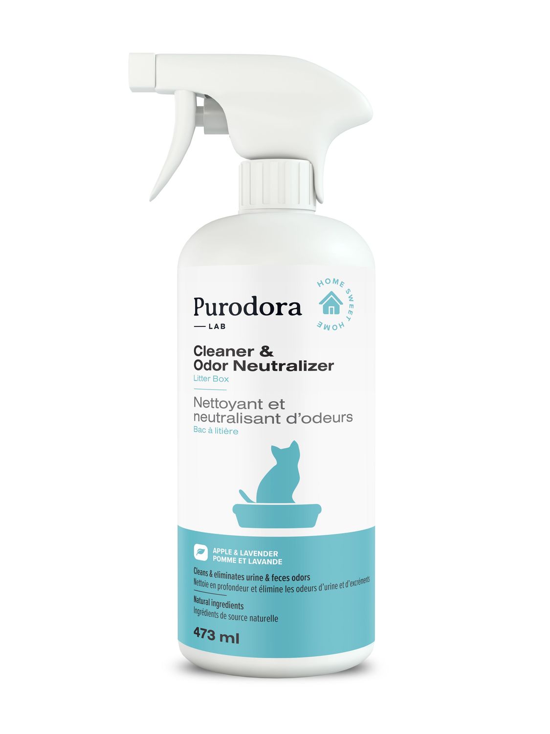 Purodora Lab - Neutralisant d'odeurs pour bac à litière / 473 ml