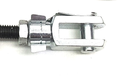 Replacement- M8 Heavy Duty Clevis End - Metric Threading for factory Master Cylinders. (This Item is Included with New RJM Pedal Systems )