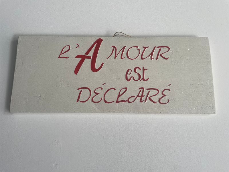 PLAQUE DECORATIVE BOIS