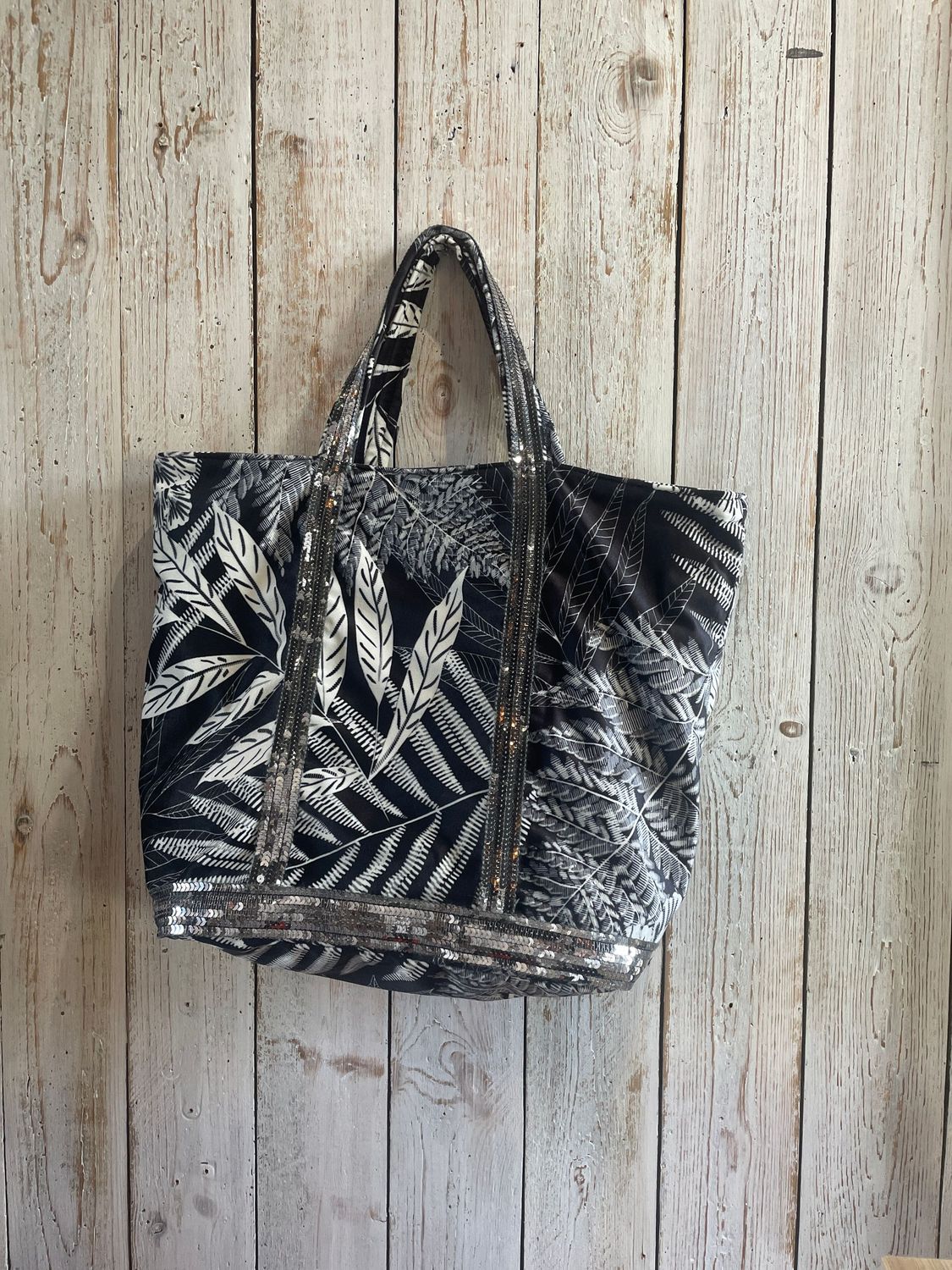SAC "MAGALIE" G.M (grand modèle) VELOURS IMPRIME