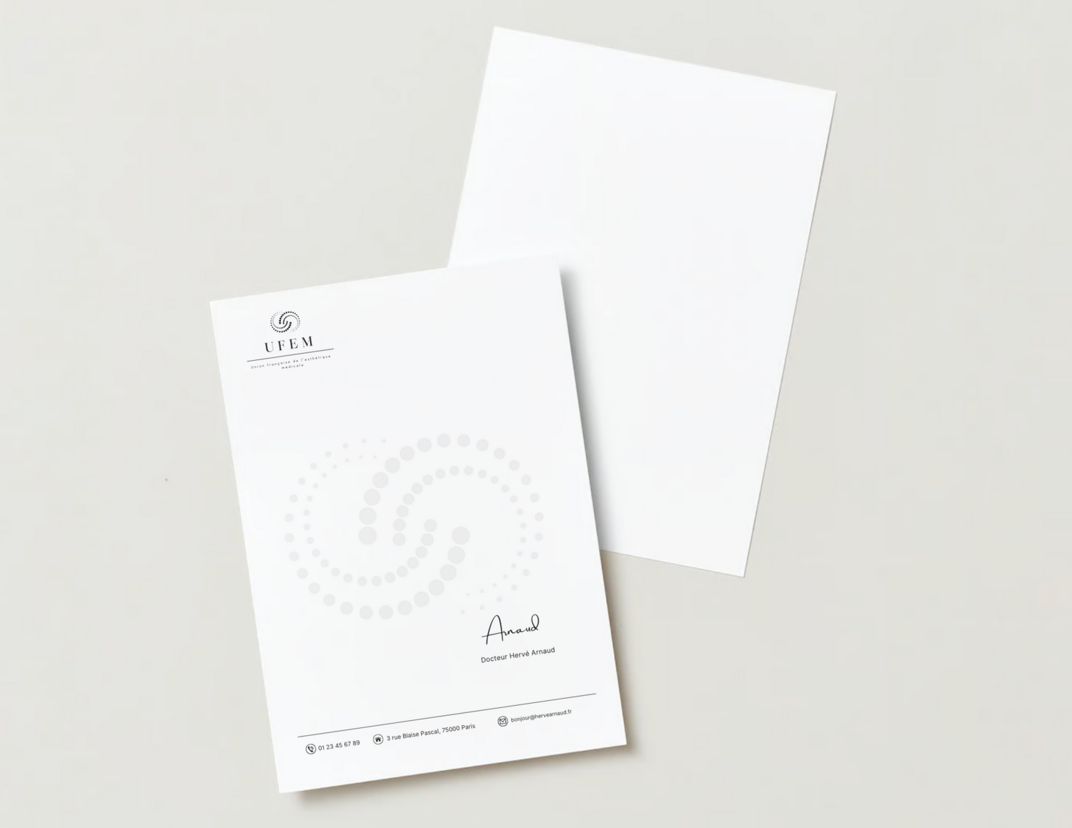 Papiers en-tête A4 version 1