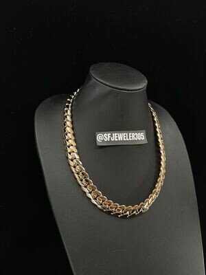 16 MM 14KT GOLD OVER SILVER