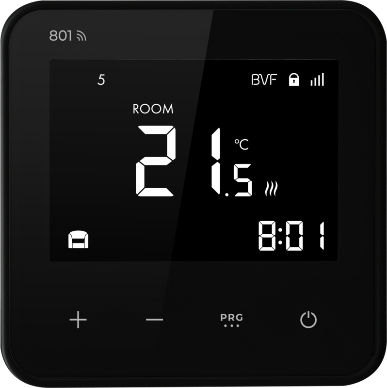 BVF Heato801 WiFi Premium Glas schwarz