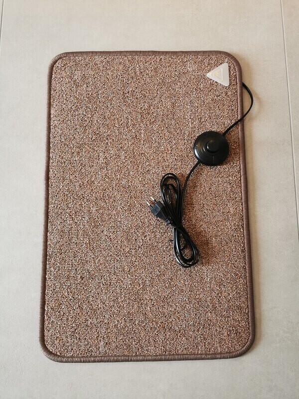 Heizteppich 40x60 Cognac mit 1-Stufen Schalter