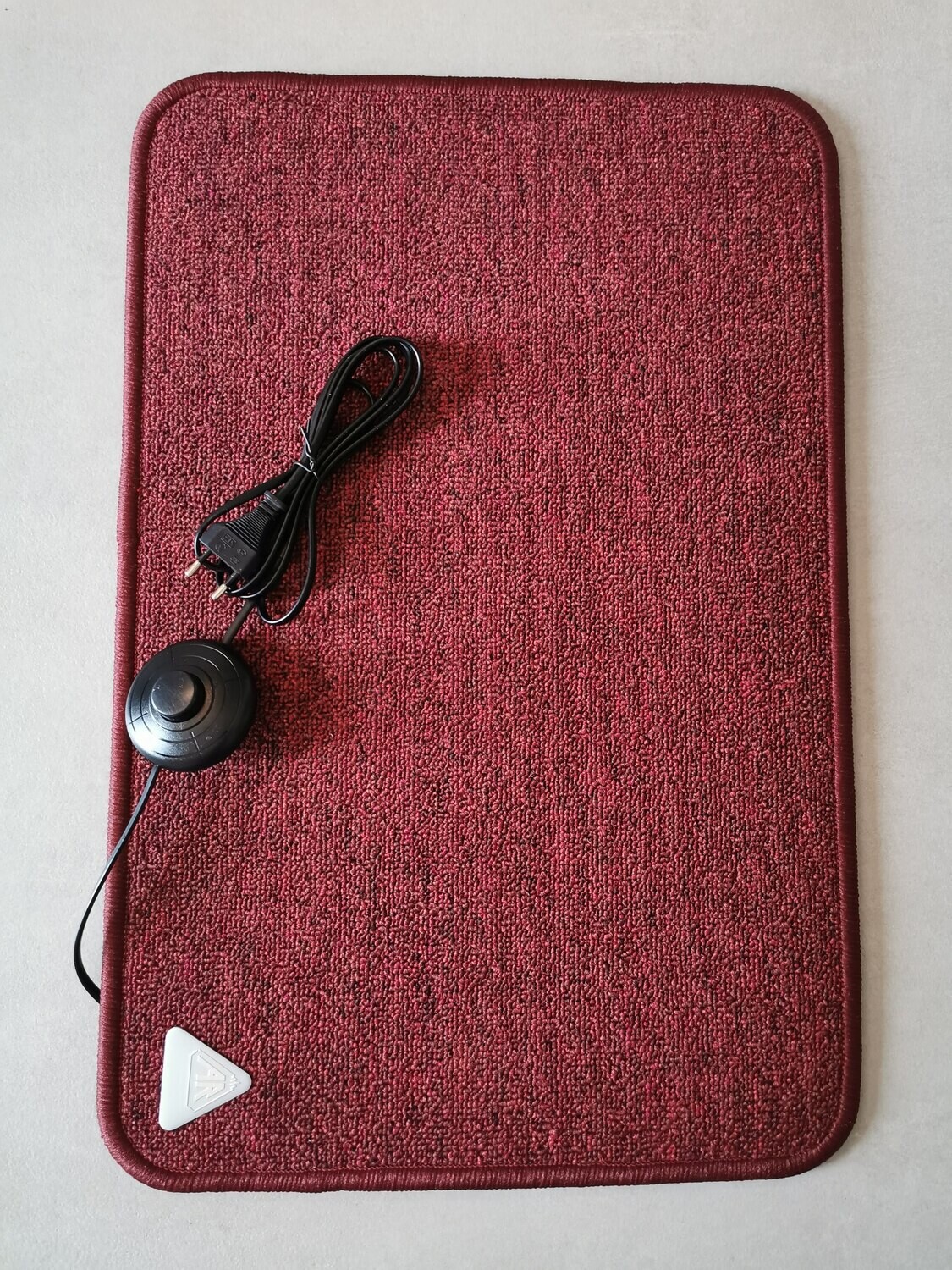 Heizteppich 50x70 Bordeaux mit 1-Stufen Schalter