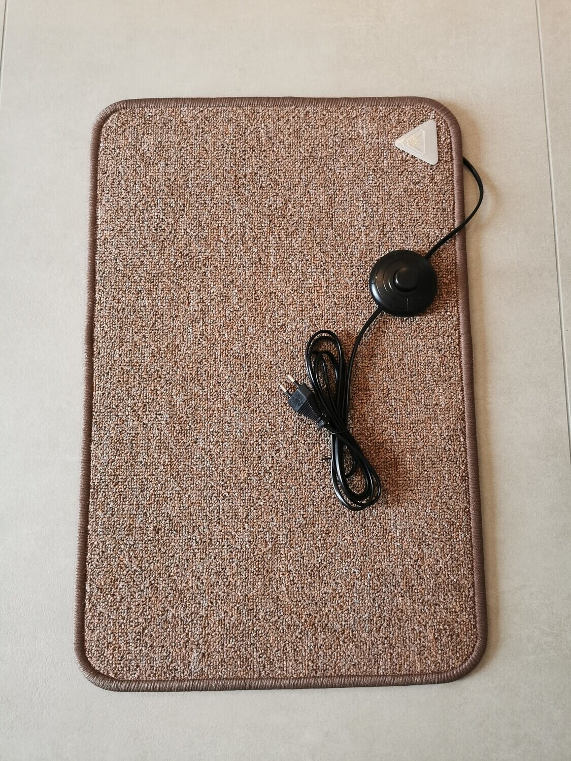 Heizteppich 50x70 Cognac mit 1-Stufen Schalter