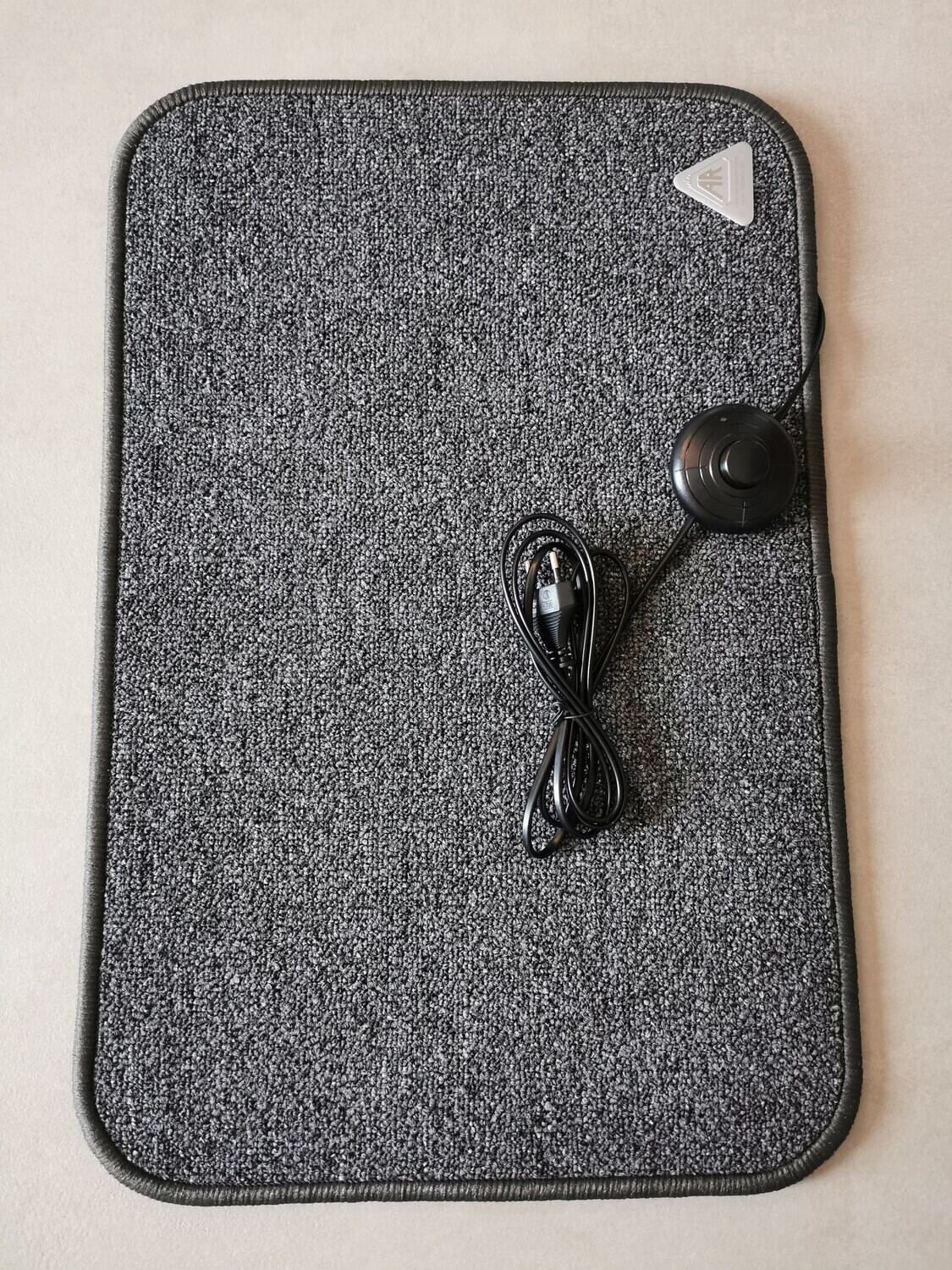 Heizteppich 60x90 Anthrazit mit 1-Stufen Schalter
