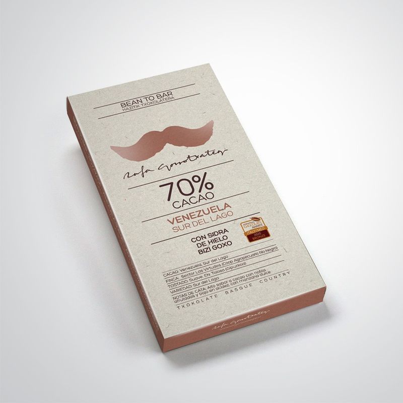 CHOCOLATE BEAN TO BAR VENEZUELA 70% SUR DE LAGO CON SIDRA