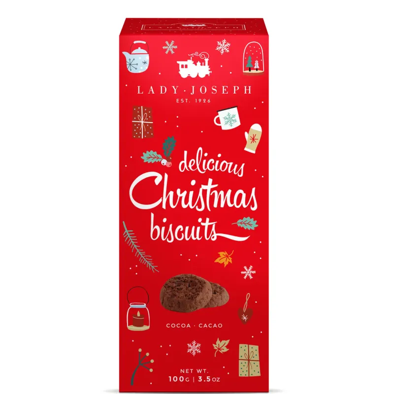 Galletas de chocolate de navidad