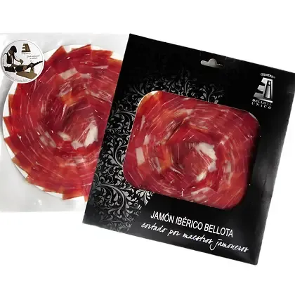 Jamón de bellota ibérico 50% loncheado