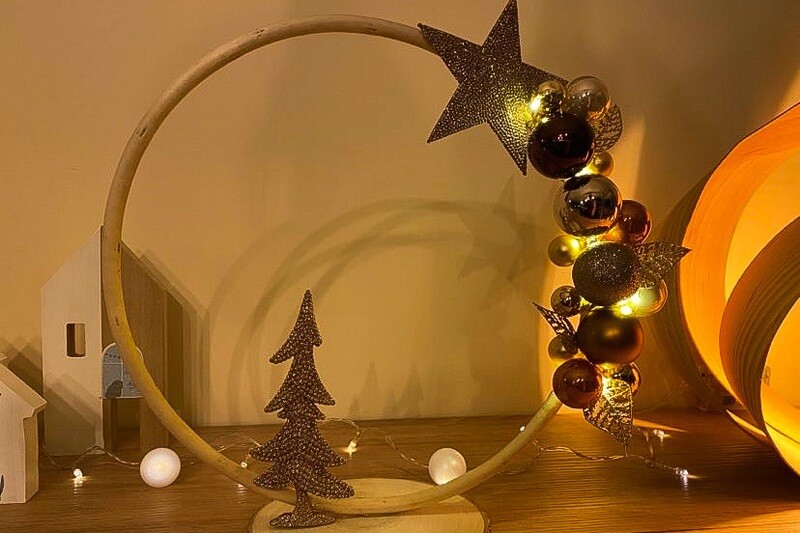 Cercle décoratif lumineux