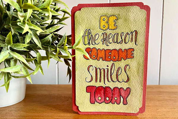 Carte 'pensée positive'