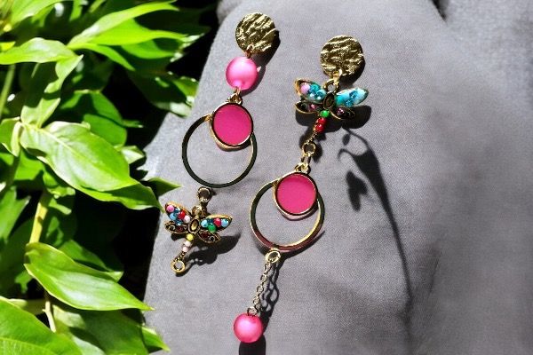 Boucles d'oreilles 'Asymétrie enchantée'