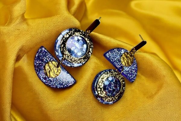 Boucles d'oreilles 'Eclat lunaire'