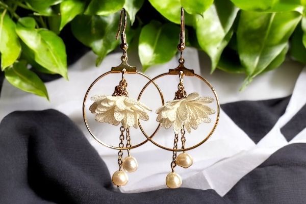 Boucles d'oreilles 'Cercle de pureté'