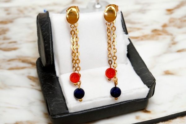 Boucles d'oreilles 'Reflets d'aube'