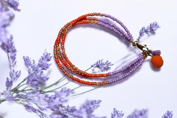 Bracelet 'Trilogie colorée'