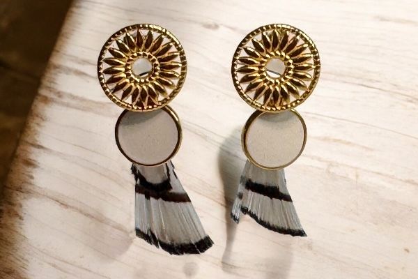Boucles d'oreilles 'Harmonie aérienne'