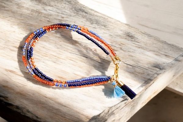 Bracelet 'L'orange bleue'
