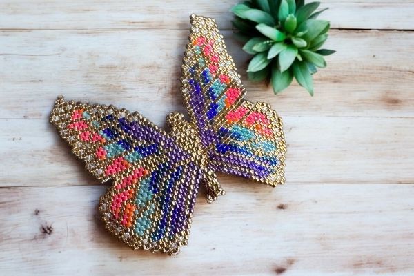 Broche 'Effet papillon'