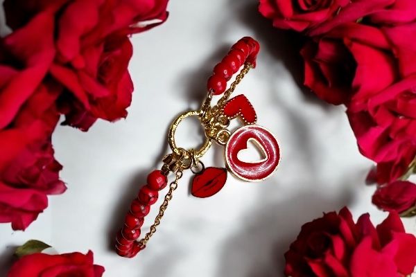 Bracelet ‘Charmes bicolores’