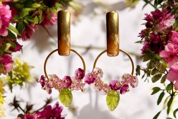 Boucles d’oreilles ‘Fête des fleurs’
