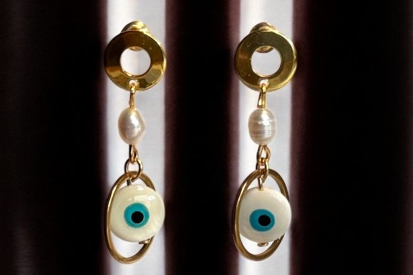 Boucles d'oreilles 'Regard éternel'