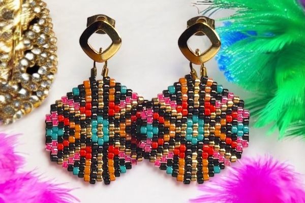 Boucles d’oreilles ‘Lignes sacrées’