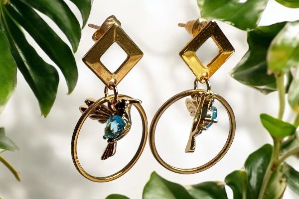 Boucles d’oreilles ‘Battements d’ailes’