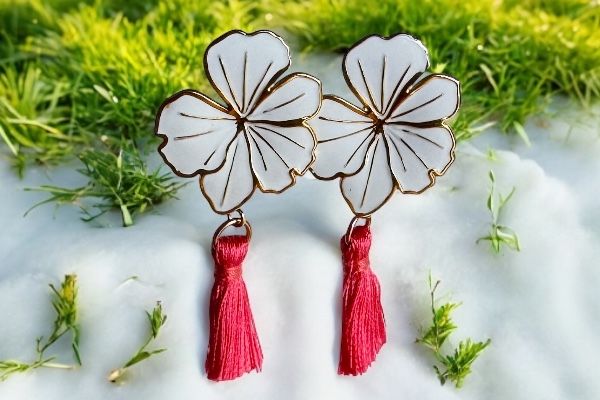 Boucles d'oreilles 'Douceur estivale'