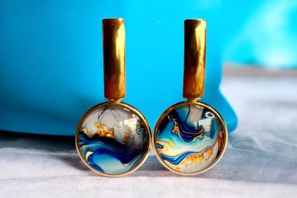 Boucles d’oreilles ’Duo céleste’