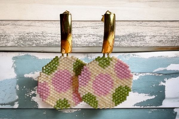 Boucles d’oreilles ‘Rondeurs pastels’
