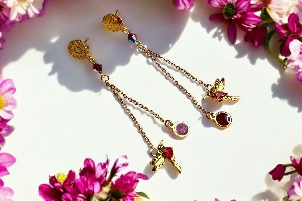 Boucles d’oreilles ‘Souffle de nature’